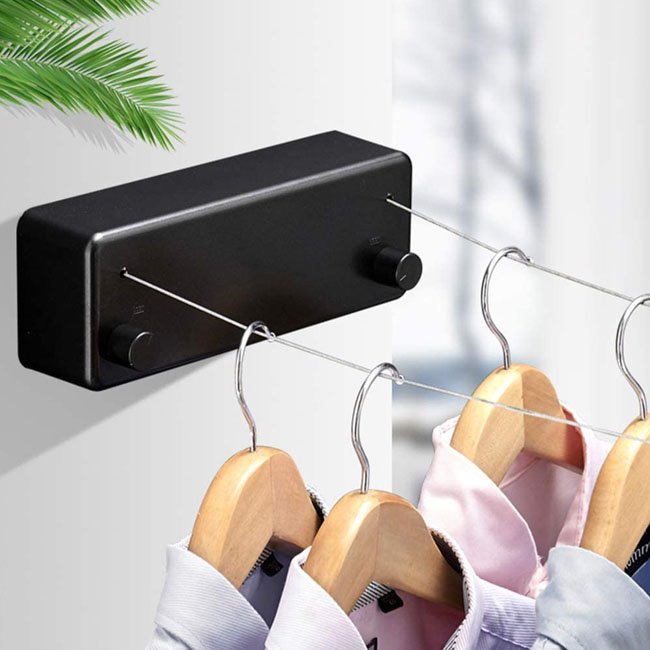 Premium Heavy Duty Retractable Clothesline Drying Laundry Line Clothes Line Retracting