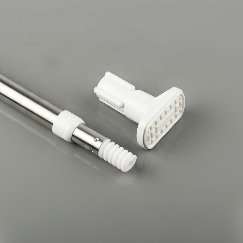 Extensible Stainless steel clad tube shower curtain rod