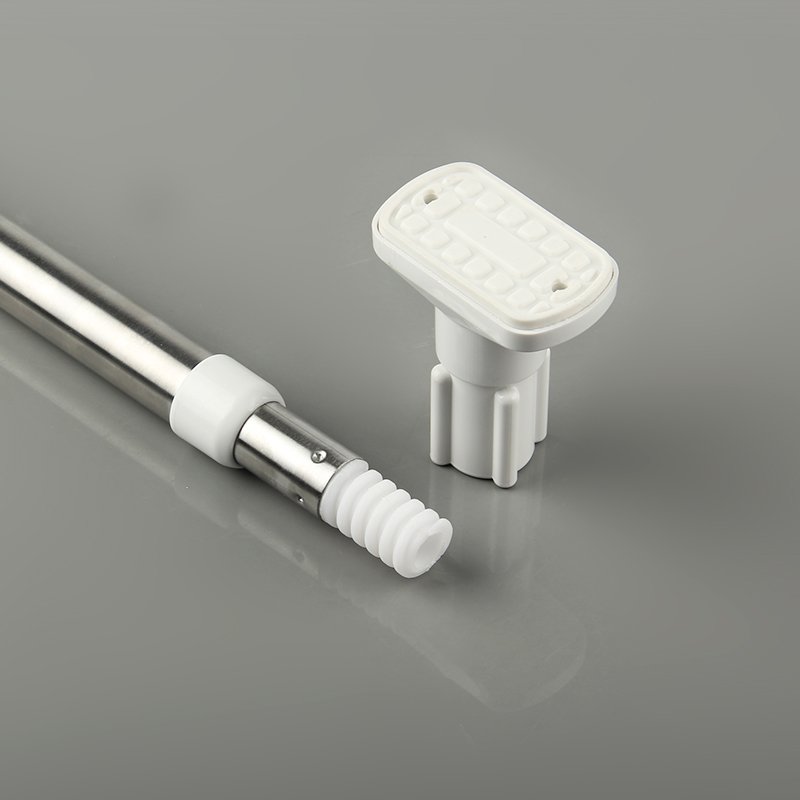 Extensible Stainless steel clad tube shower curtain rod