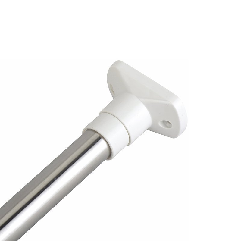 Extensible Stainless steel clad tube shower curtain rod