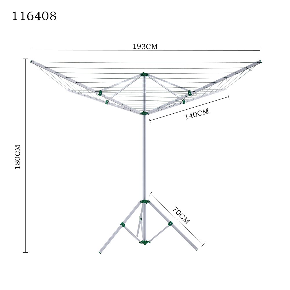 Outdoor Umbrella Type Clothes Drying Rack Folding Clothes Drying Rack Trade Tripod Clothes Drying Rack Rotary Airers