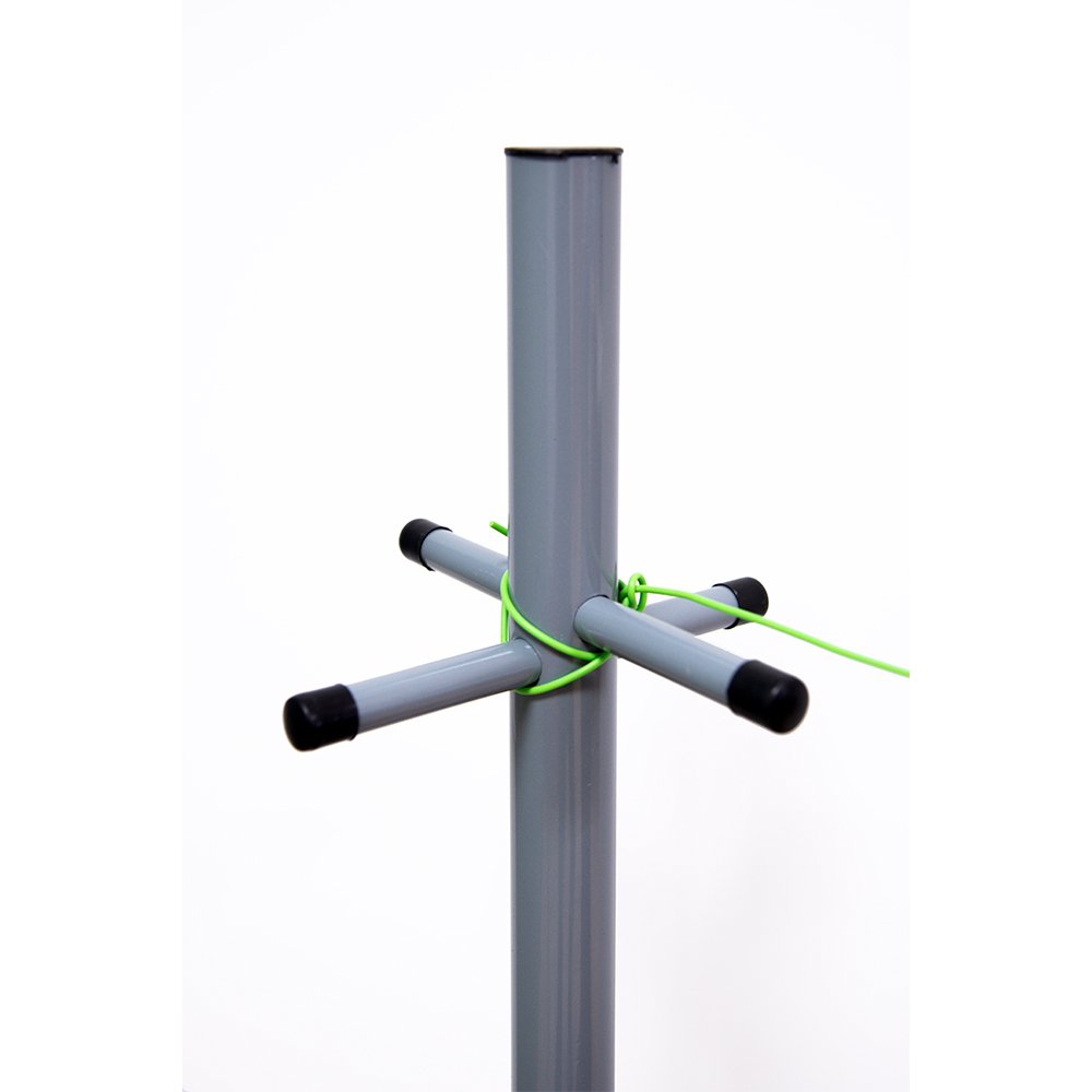 Affordable and Durable Retractable Clothesline Poles with Premium Metal Clothing Hooks for Home Use