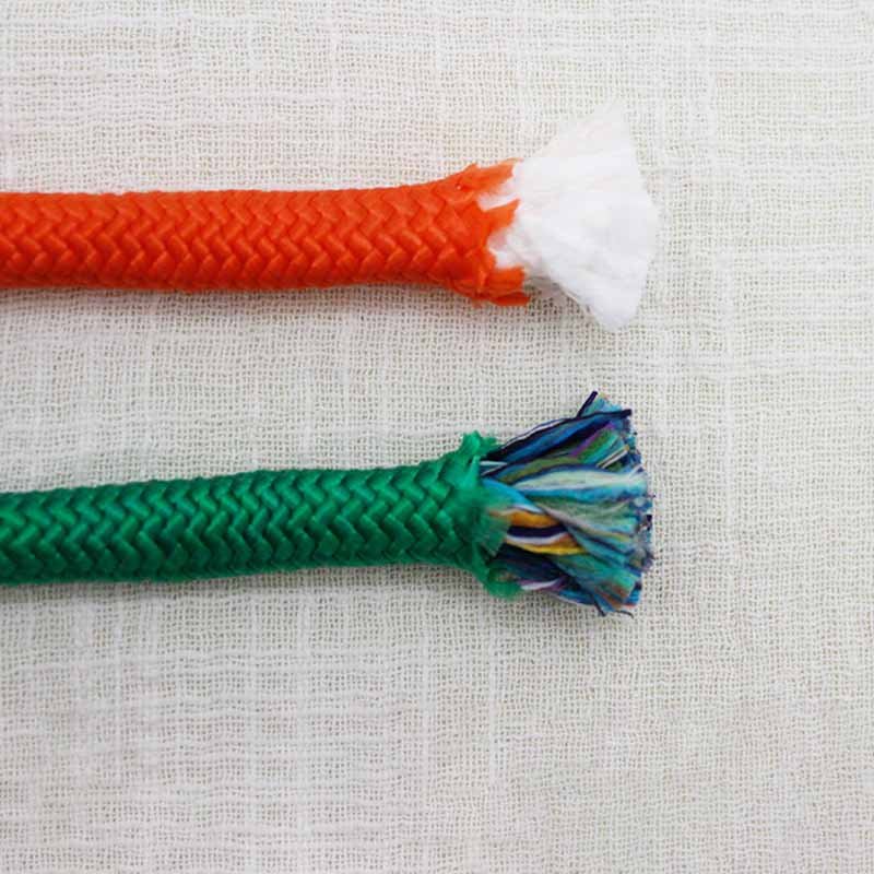 2mm-10mm Spot wholesale nylon rope Polyester fiber core 10 color woven rope climbing boat yacht sailing Outdoor tent rope