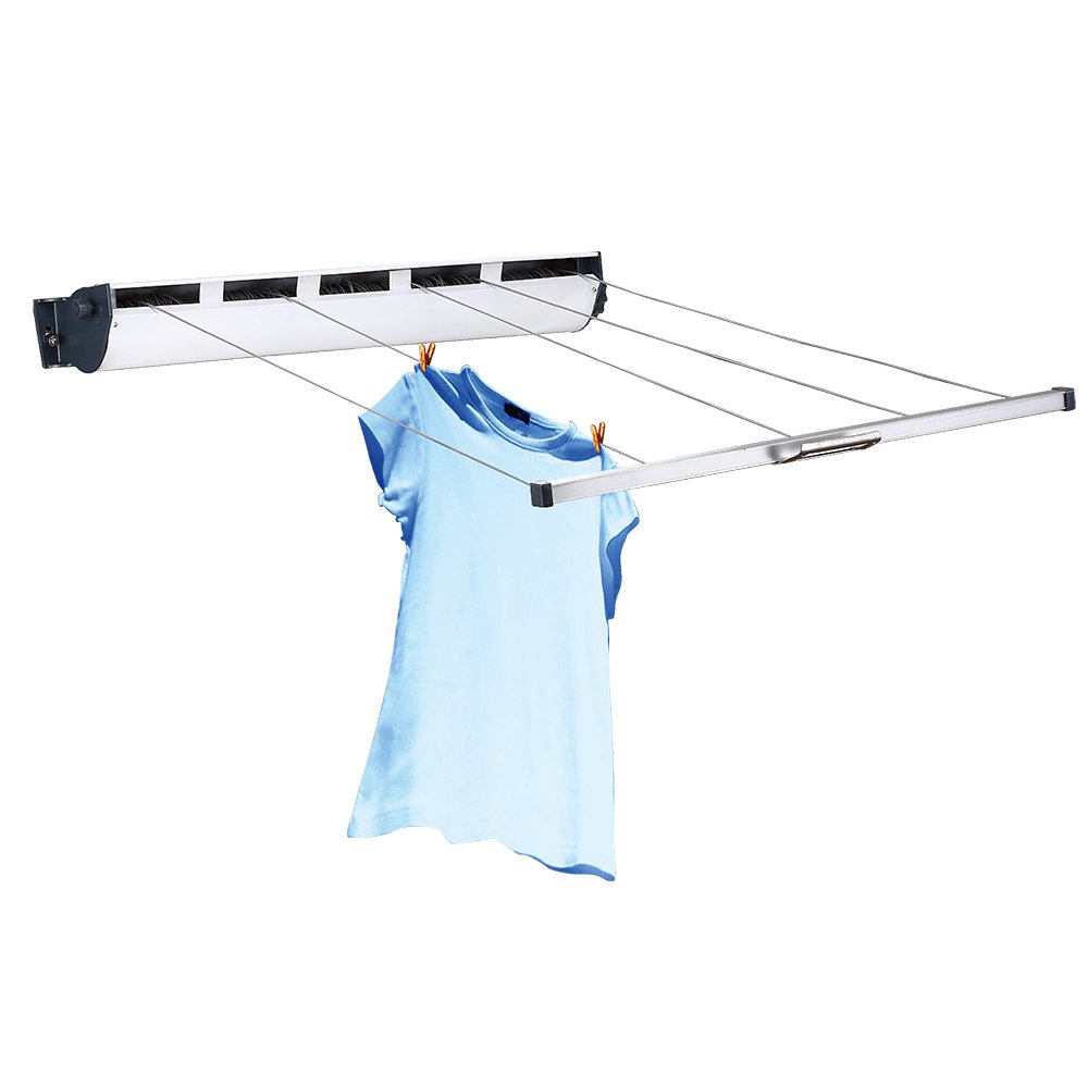 Air Clothes Courtyard Outdoor Small Apartment Hanger Wall-Mounted Retractable Clothesline Suitable for Balcony Convenience