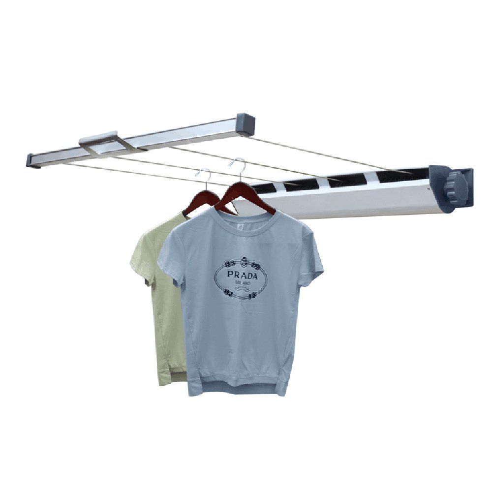 Air Clothes Courtyard Outdoor Small Apartment Hanger Wall-Mounted Retractable Clothesline Suitable for Balcony Convenience
