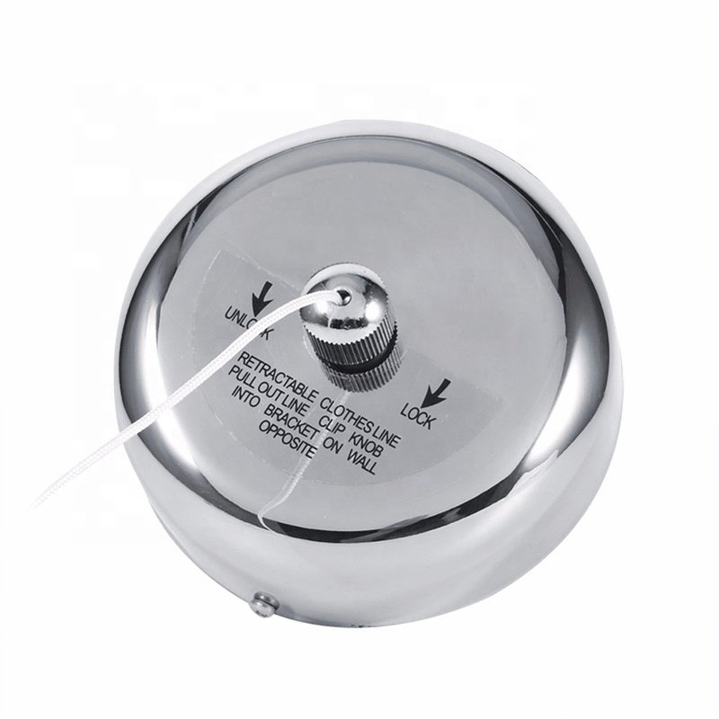 Silver upgrade Balcony wall mounted 304 Stainless Steel 9.2 ft retractable clothes line washing line clothesline