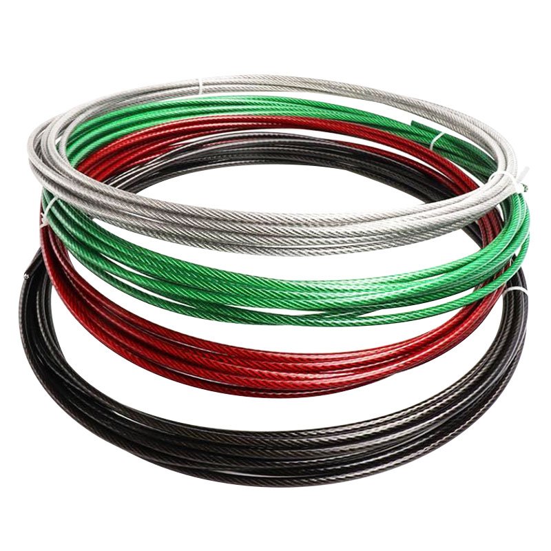 6*7 6*19 1.2mm 1.5mm 1.8mm galvanised pvc coated steel wire rope manufacturer