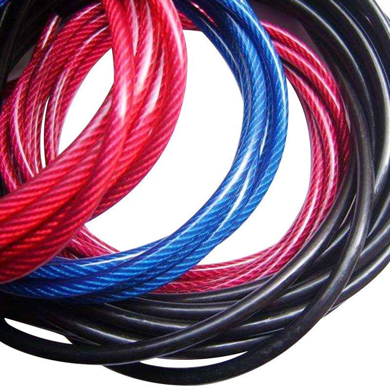 6*7 6*19 1.2mm 1.5mm 1.8mm galvanised pvc coated steel wire rope manufacturer