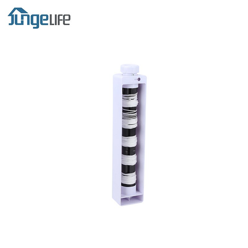 convenient home-using 5 line 21 meters wall mounted plastic retractable polyester clothesline
