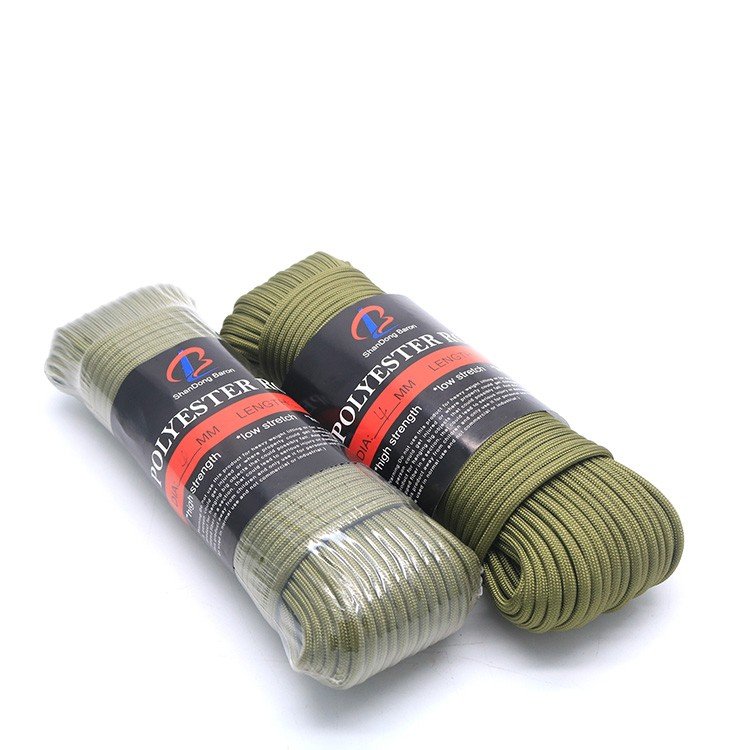 para cord 32 strands polyester/nylon rope with hank packing