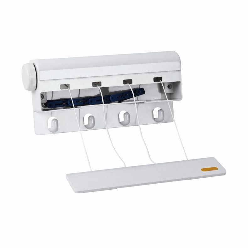Factory Price Wall Mounted Space Saver Laundry Drying Line Adjustable Rope Shower Clothes Drying Line Retractable Clothesline