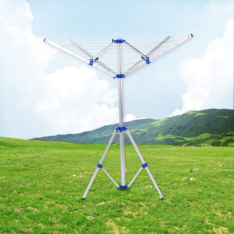 4 arms rotary airer 18m aluminium