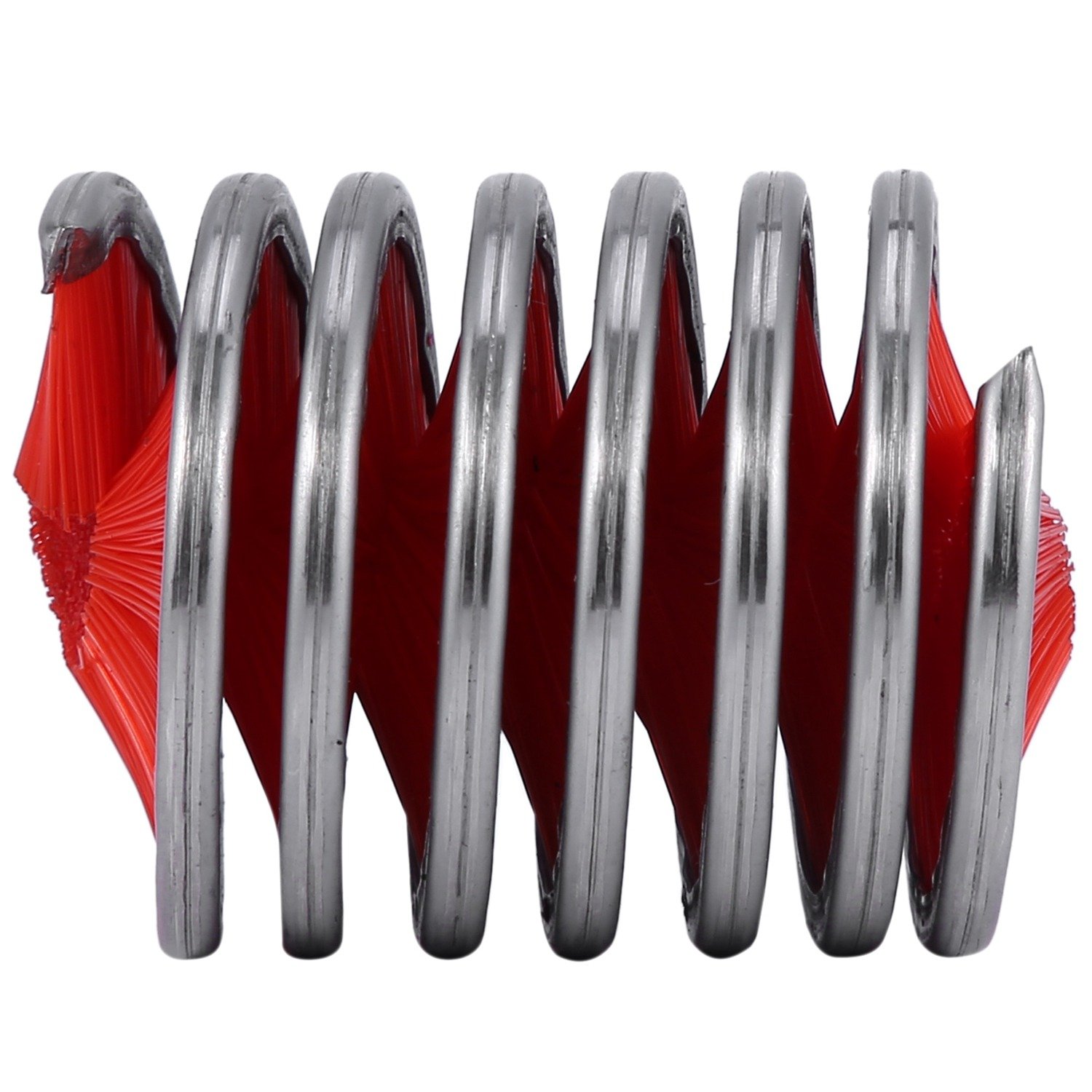 roller rope brush Climbing Rock Rope Chip Brushes Cleaning Roller Spring Brush with Steel or Nylon Bristle
