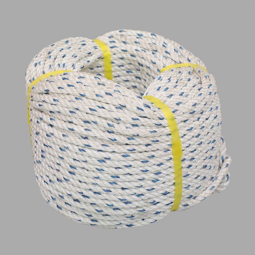 YILIYUAN factory ce certificate polipropylen rope 12mm 3 strand yellow pp rope