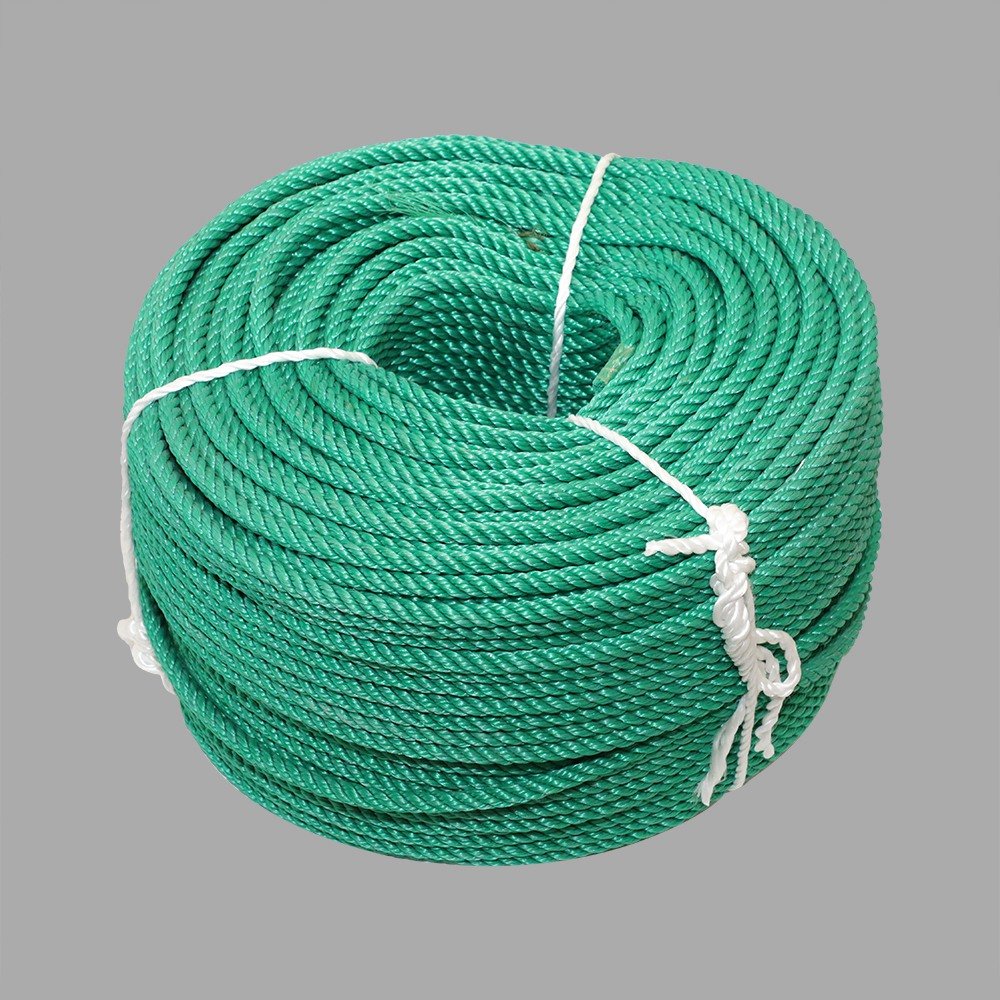 YILIYUAN factory ce certificate polipropylen rope 12mm 3 strand yellow pp rope