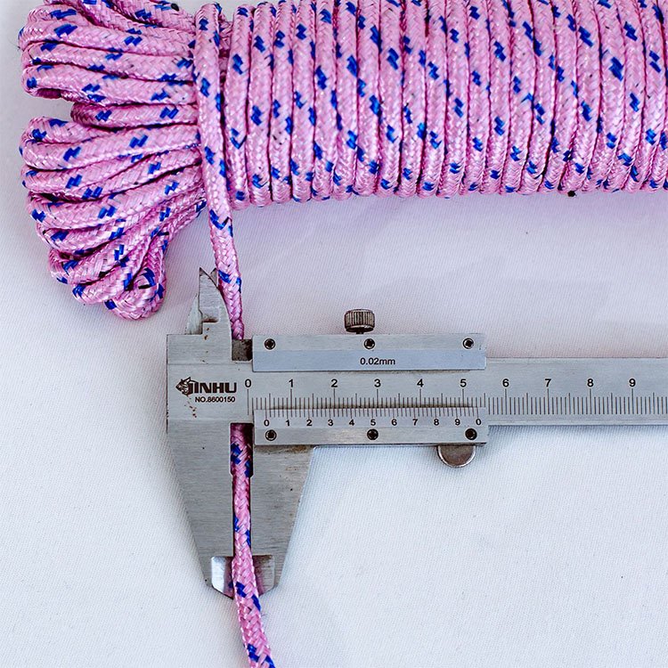 10m 20m clothesline Multifunctional outdoor elastic clothesline Thickened Bold non-slip colored polyester Nylon rope