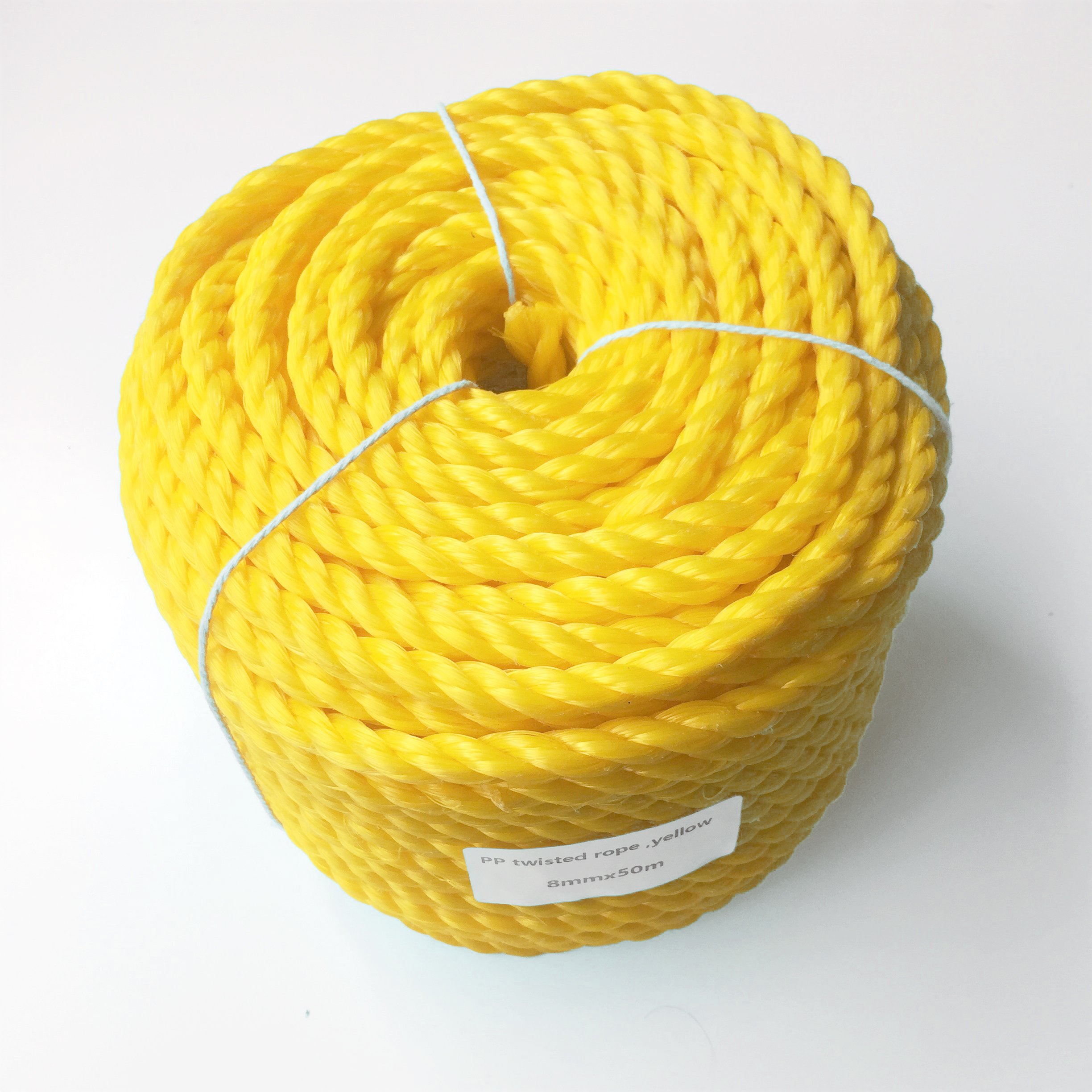 twisted HDPE rope