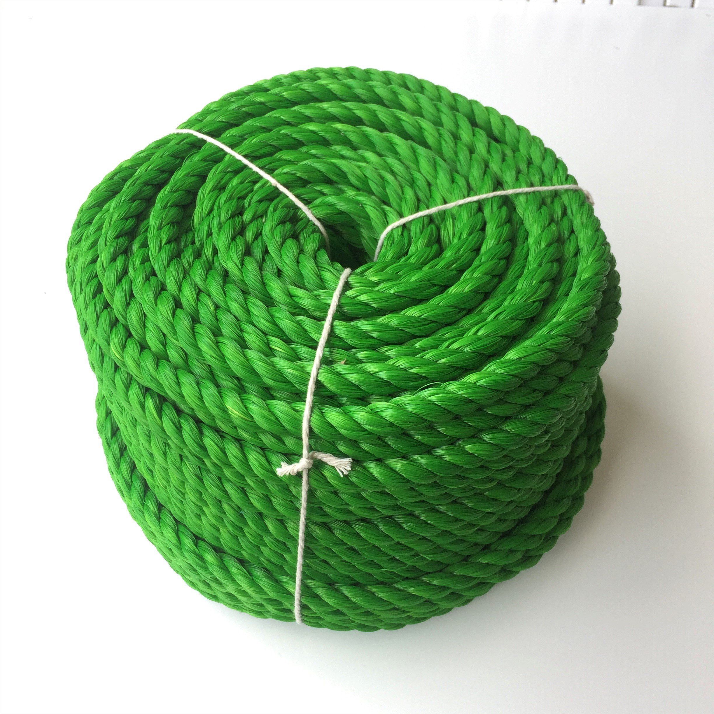 twisted HDPE rope