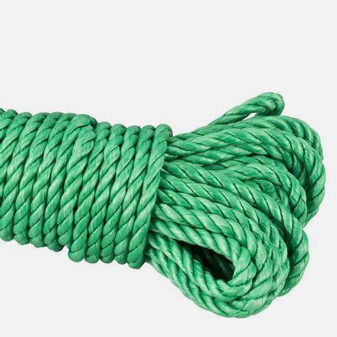 twisted HDPE rope