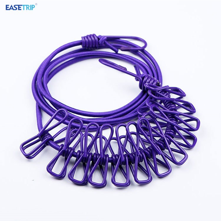 Outdoor Travel Elastic Retractable Clothesline Drying Rope Camping Bunnings Clothesline Wire