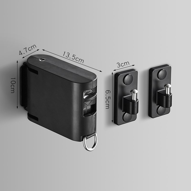 4.2m Japanese Punch Free Wall Mounted Home Outdoor TPU ABS Square Retractable clothesline
