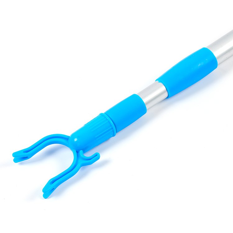 Household Durable Adjustable Telescopic Clothes Fork Plastic Laundry Using Clothes Hanging Pole