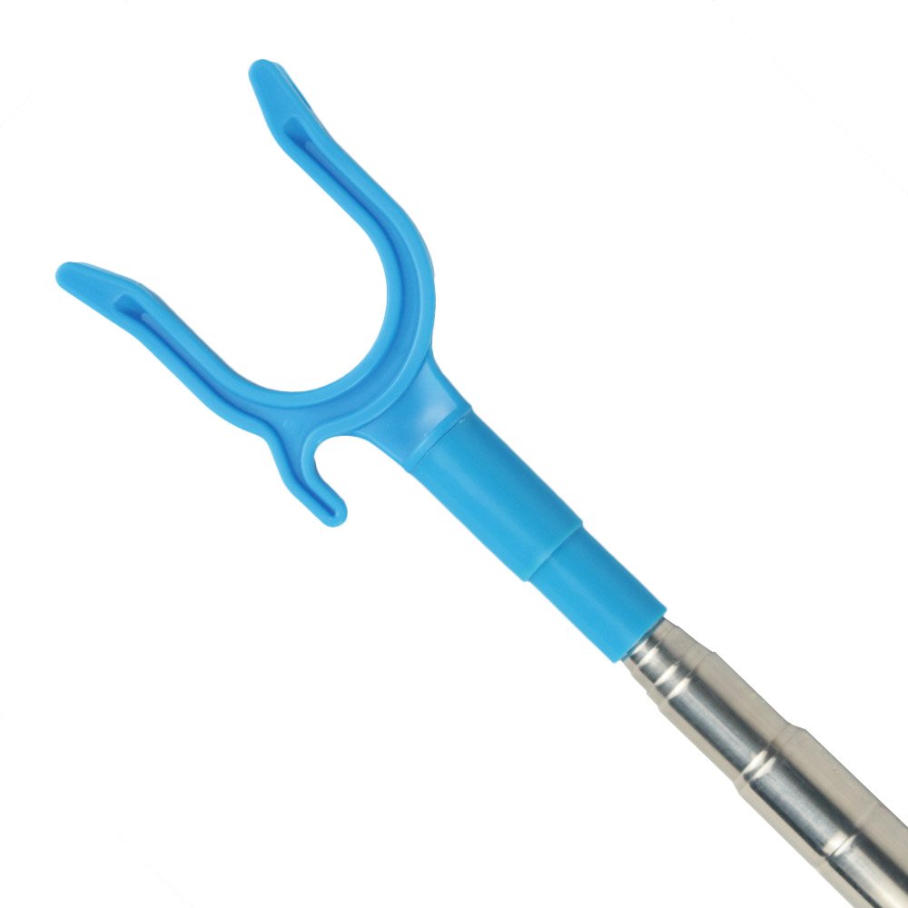 Household Durable Adjustable Telescopic Clothes Fork Plastic Laundry Using Clothes Hanging Pole