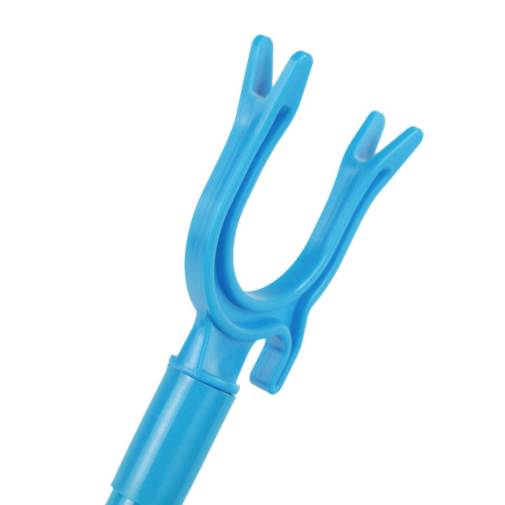 Household Durable Adjustable Telescopic Clothes Fork Plastic Laundry Using Clothes Hanging Pole