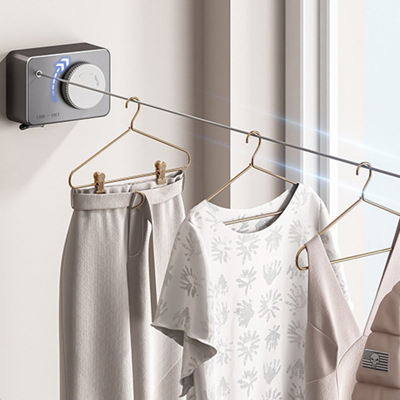 OWNSWING Retractable Clothesline Portable Heavy Duty Indoor and Outdoor Washing Line Clothes Dryer with Adjustable Rope
