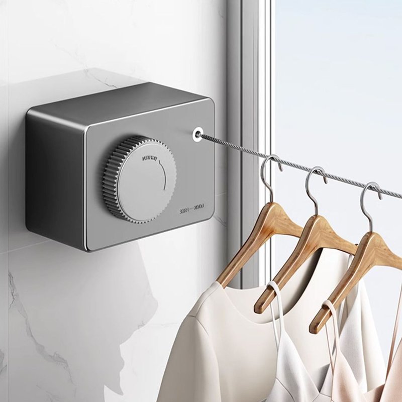 OWNSWING Retractable Clothesline Portable Heavy Duty Indoor and Outdoor Washing Line Clothes Dryer with Adjustable Rope