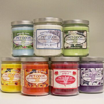 13oz Pet Odor Exterminator Lavender Chamomile Deodorizing Candles