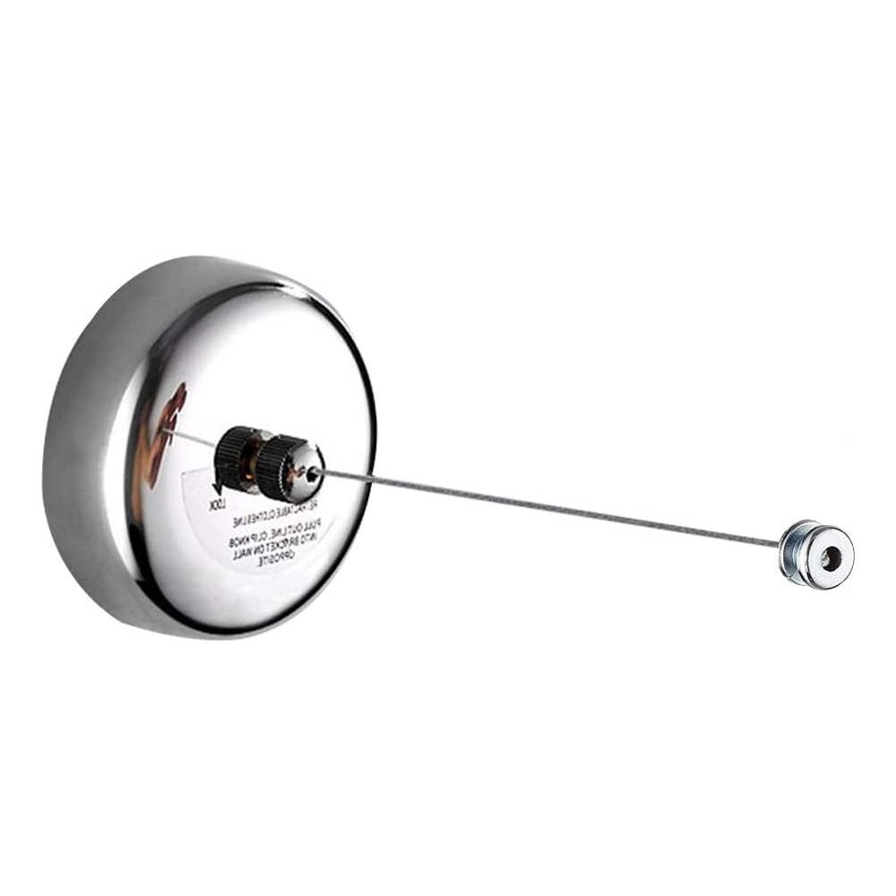 Stainless Steel Black Retractable clothesline Indoor Outdoor Laundry Hanger Clothes Dryer Organiser Drying Rack Rope