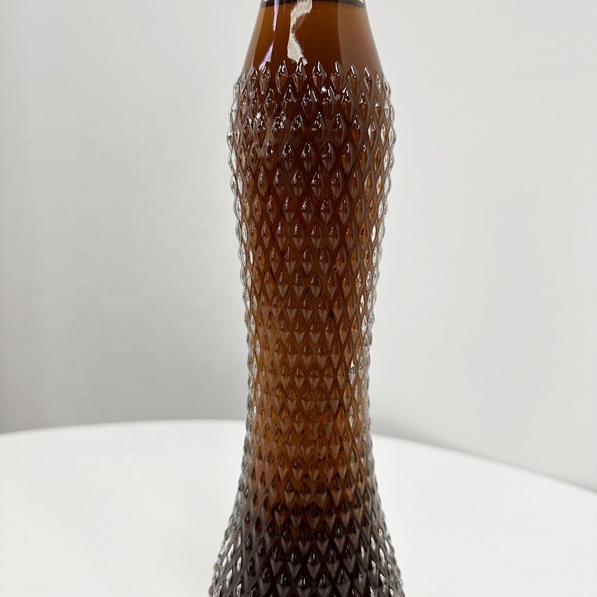 Weird Shaped Wine Bottles 500ml 250ml 100ml Glass Bottles Long Neck Clear Glass Bottle