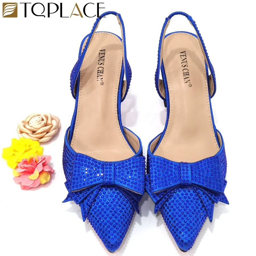 Italian Matching Shoes and Bags Set Latest Purple Color African Shoes with Clutch For Asoebi