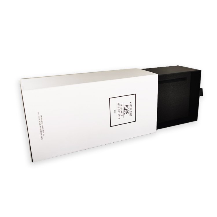 High Quality Fashion A5 A4 A3 Black Christmas Slide Out Match Drawer Cardboard Paper Gift Cosmetics Jewelry Packaging Box