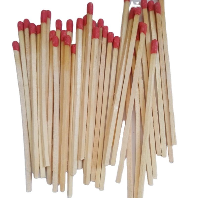 55mm Length Wooden Kitchen Matches Fireplace Safety Features Household Tip Color Customize Matches