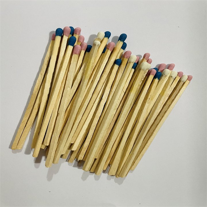 55mm Length Wooden Kitchen Matches Fireplace Safety Features Household Tip Color Customize Matches