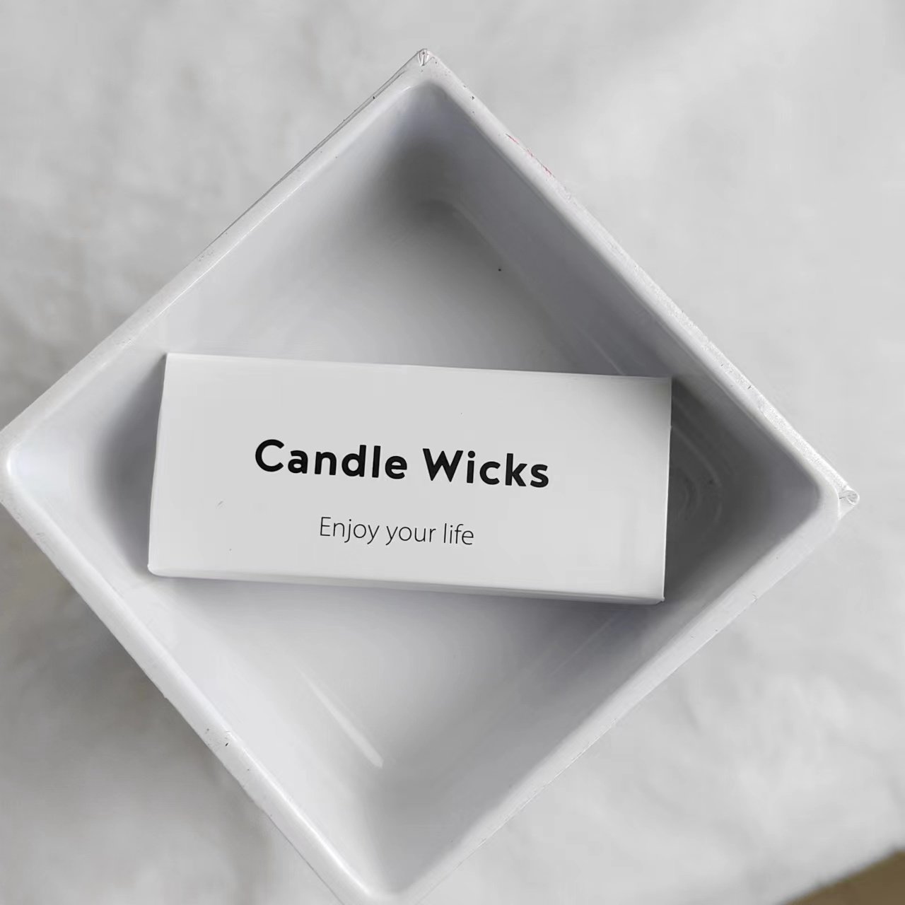 Hot sale candle wicks box 6cm customize box for wicks custom wax wicks candle box