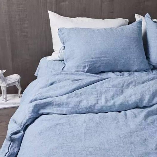 Home use high quality pure linen bed sheet