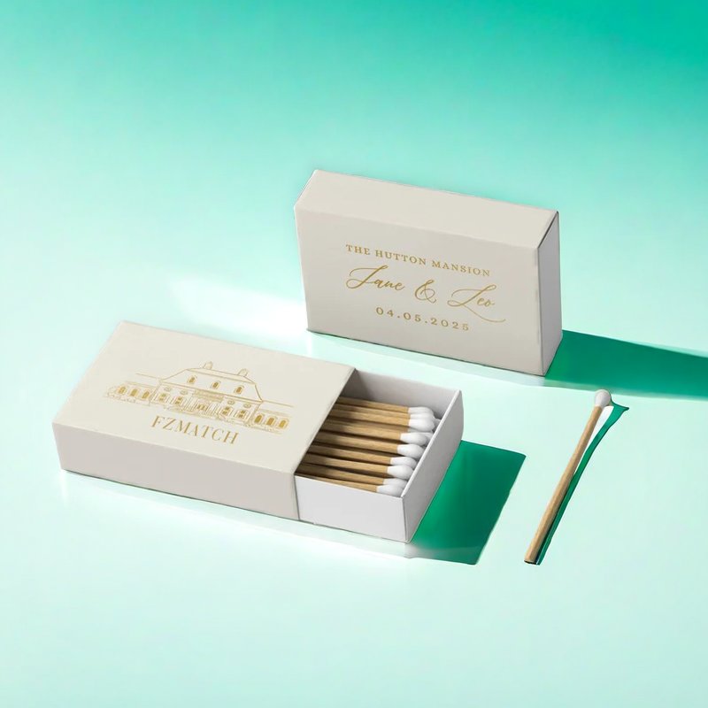 Custom Paper Book Matches Matchbook As Promotion Gifts For Cigar Household Paper Box Matches