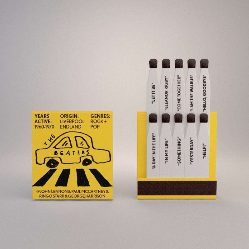 Match bloody gangster paper matches special creative personality trend same ins factory wholesale paper matches