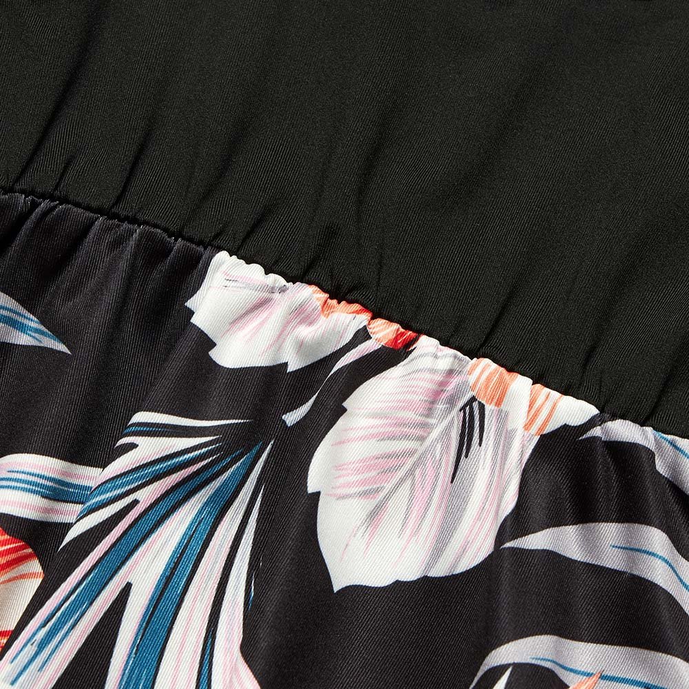Custom Cotton Splice Sleeveless Family Matching Dresses For Mom Daughter Dress Clothes Private Logo Label Fashion Style