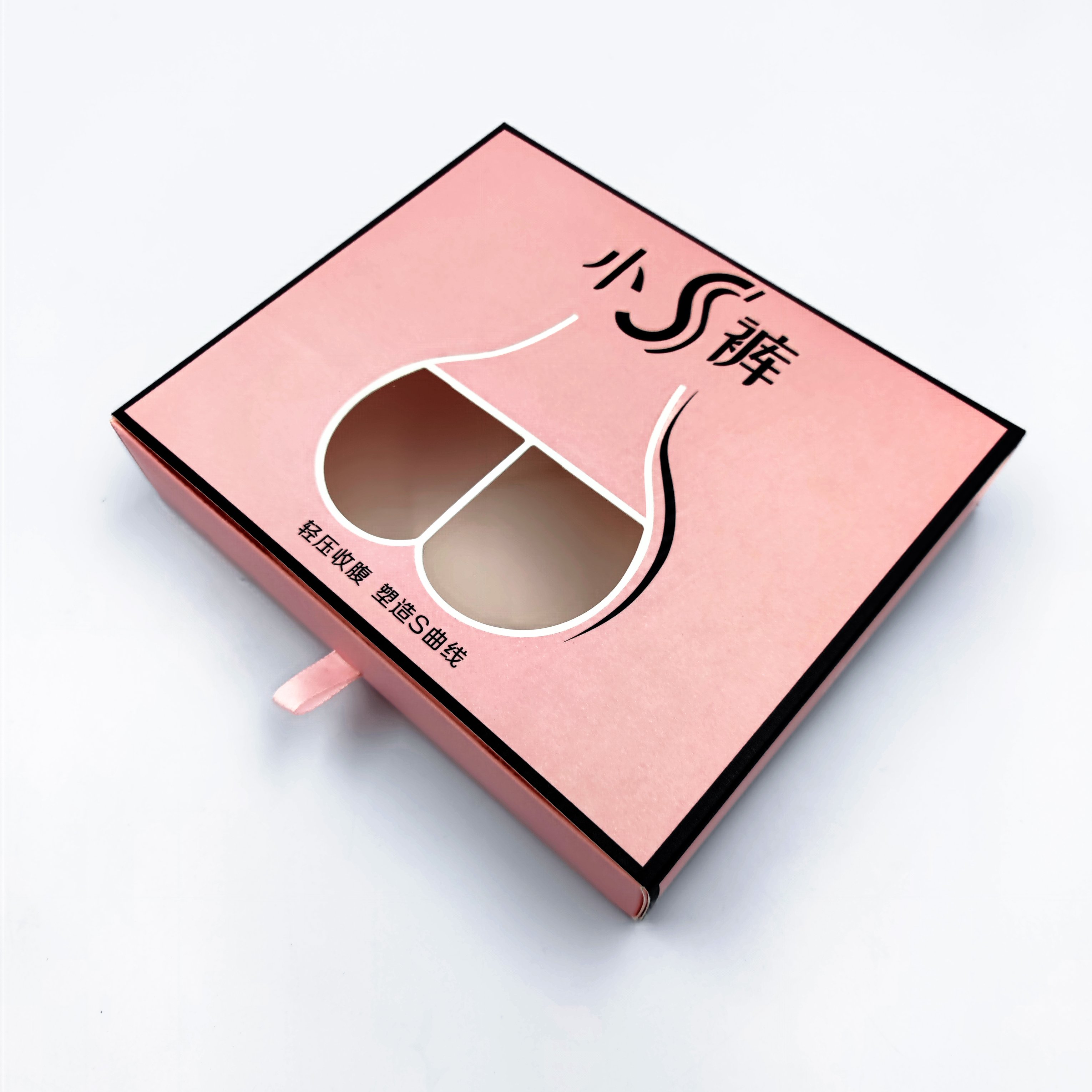 Custom Logo Slide Out Match Drawer Cardboard Paper Gift Jewelry Packaging Box with Pet Window