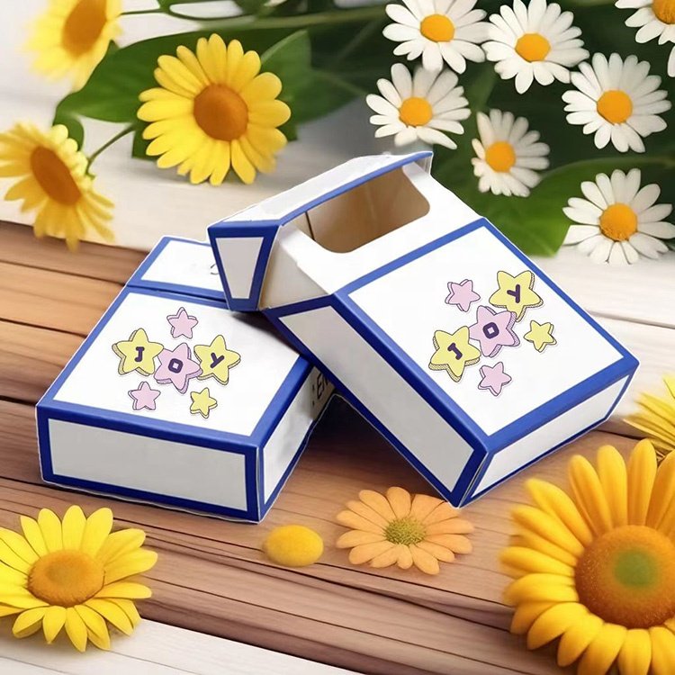 White Blank Matchboxes Box Empty Original Cardboard Packaging Paper Box