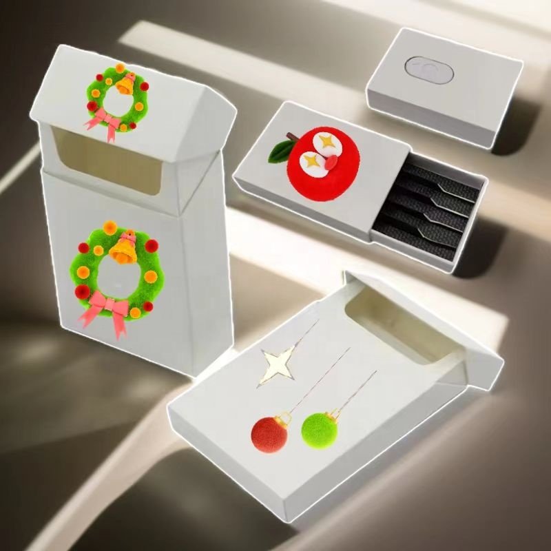White Blank Matchboxes Box Empty Original Cardboard Packaging Paper Box