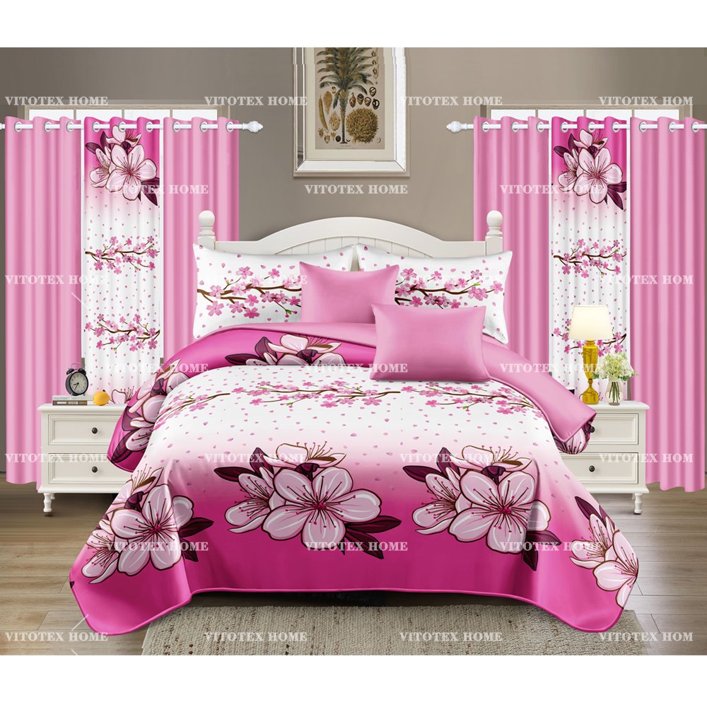 bedding sets with matching curtains curtains sets 2024 new 12 piece bedding bedspread set and sheet king size with curtain