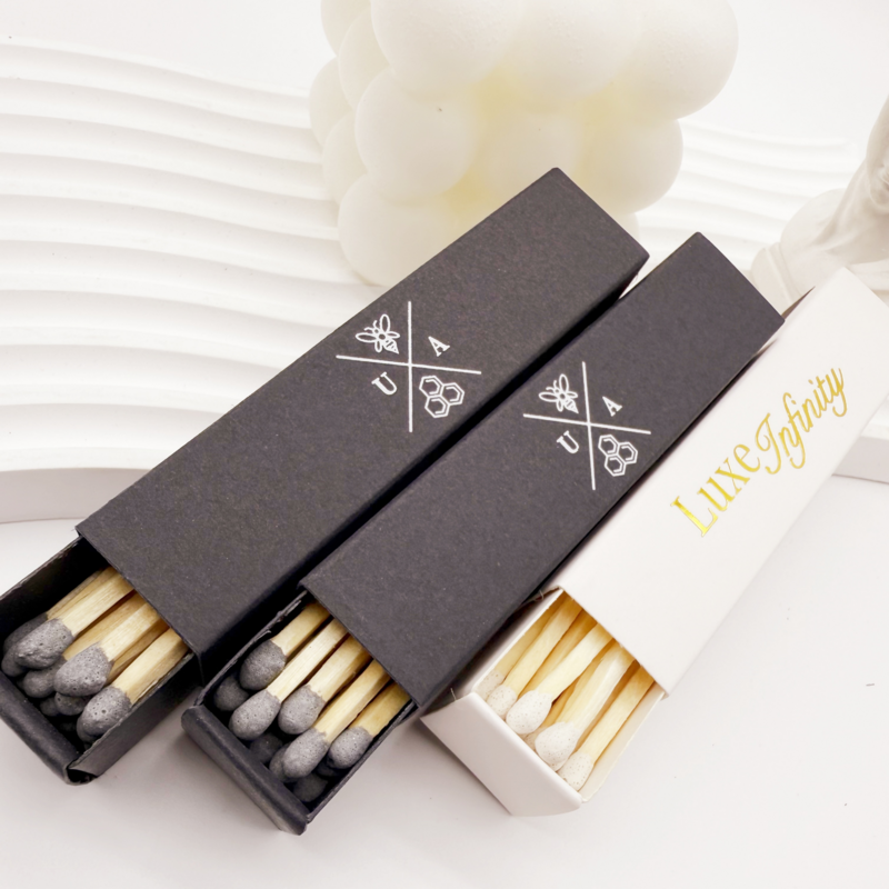 Candles matches Classic pink high beauty custom boxed matches cigars anti safety hand-made home long matches