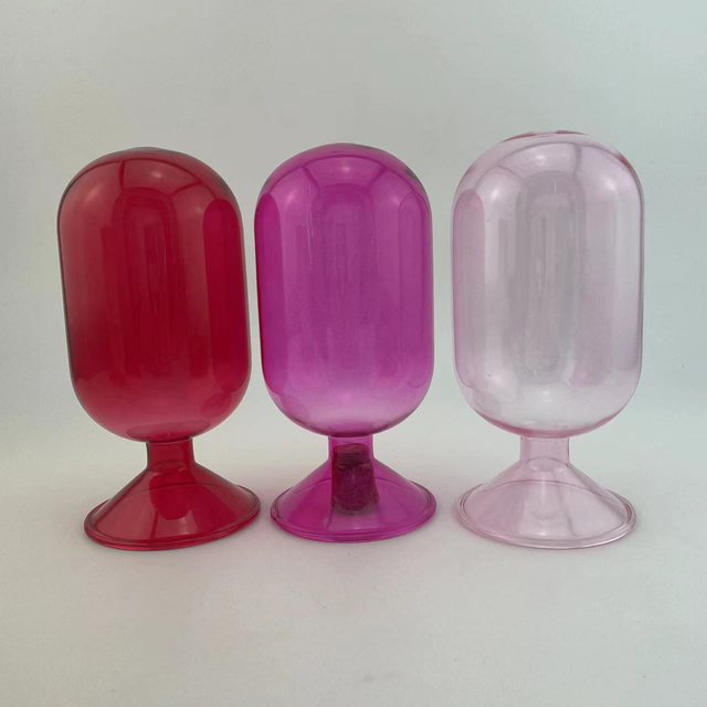 Middles size Match cloches Custom colored small fireplace match cloche empty glass bottle matches