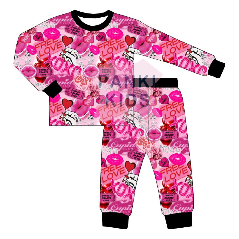 Factory High Quality Quick TAT Custom Kids Bamboo Sleepwear Pajamas Set Family Matching Pajamas