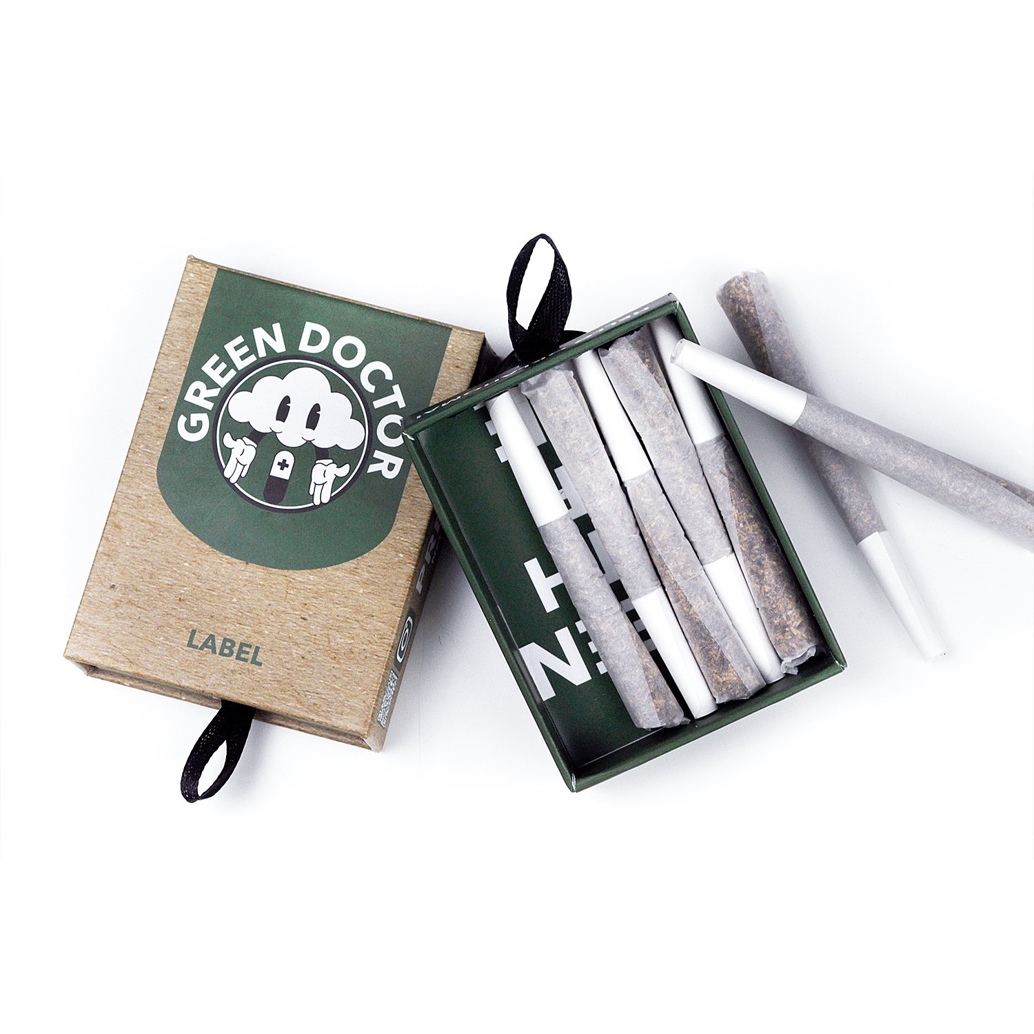 Roxyrolla Professional packaging company custom pre roll cigarette box with matches